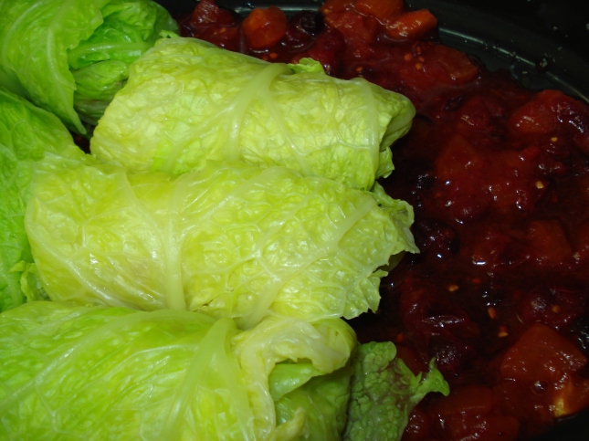 Cabbage Rolls - ready for the oven