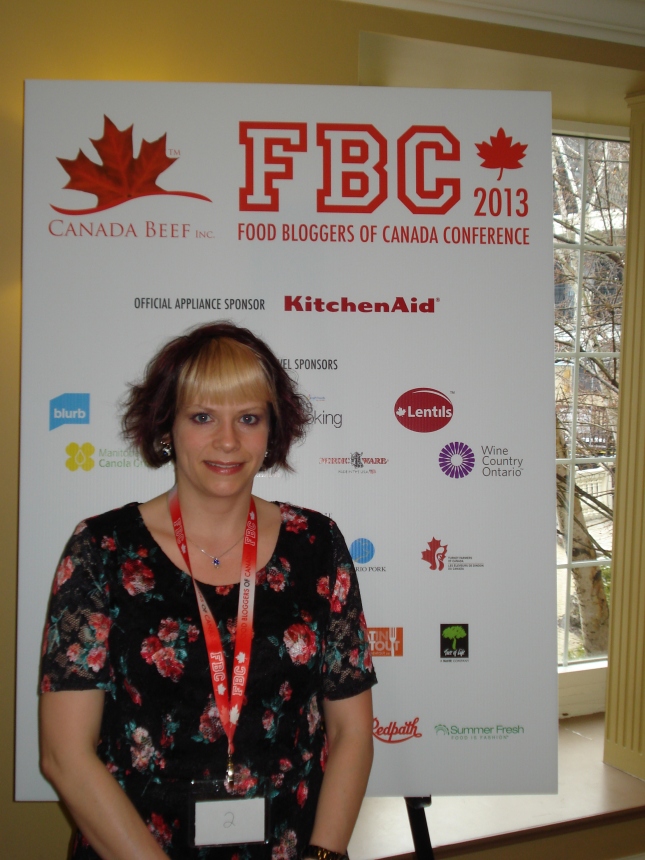 Connie at Food Bloggers of Canada Conference