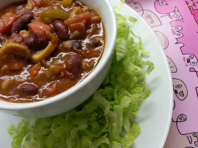 Vegetarian Three Bean Chili