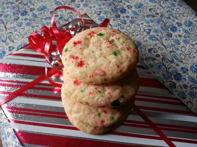 Cookies on a present